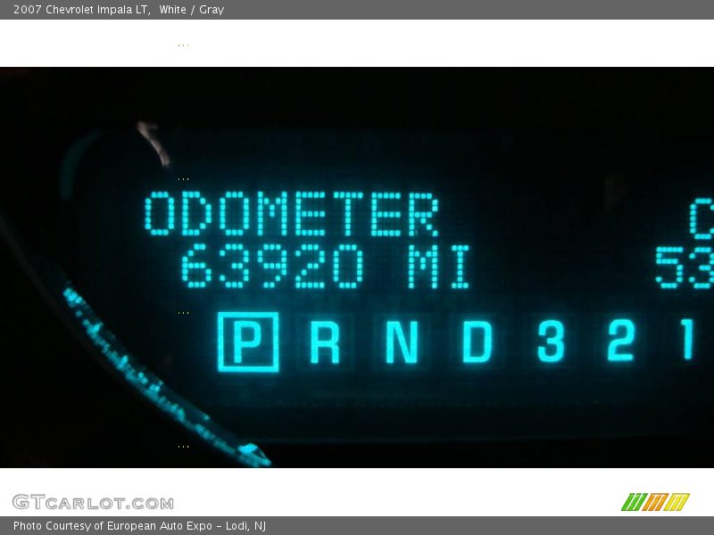 White / Gray 2007 Chevrolet Impala LT