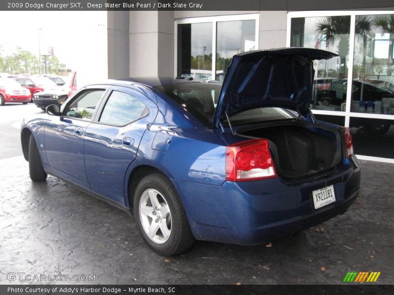 Deep Water Blue Pearl / Dark Slate Gray 2009 Dodge Charger SXT
