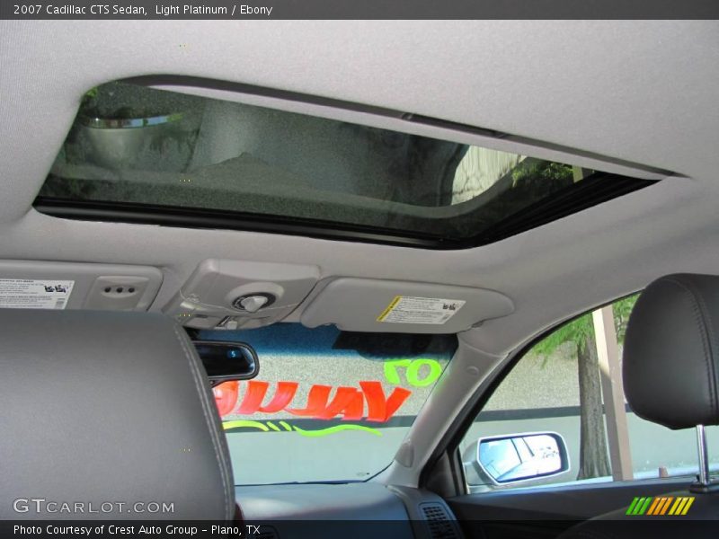 Light Platinum / Ebony 2007 Cadillac CTS Sedan