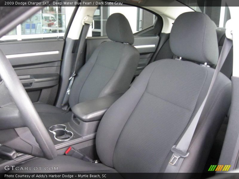 Deep Water Blue Pearl / Dark Slate Gray 2009 Dodge Charger SXT