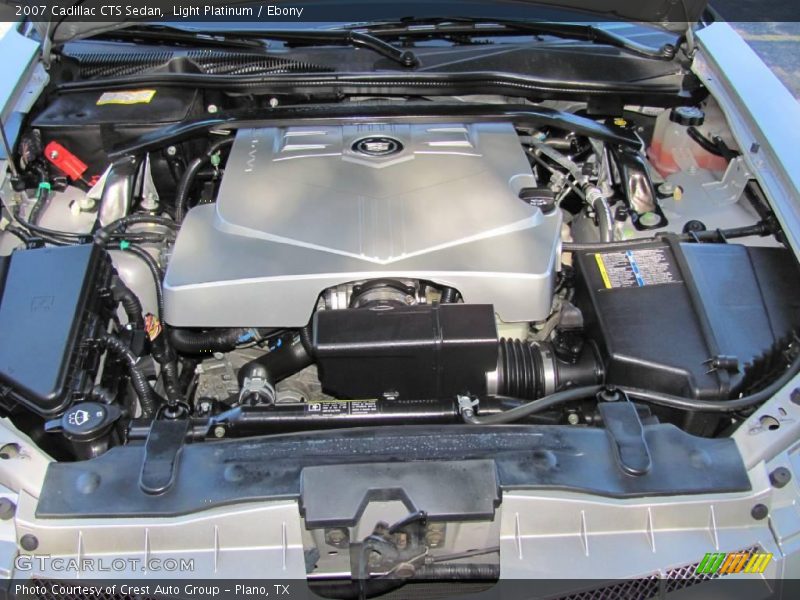 Light Platinum / Ebony 2007 Cadillac CTS Sedan