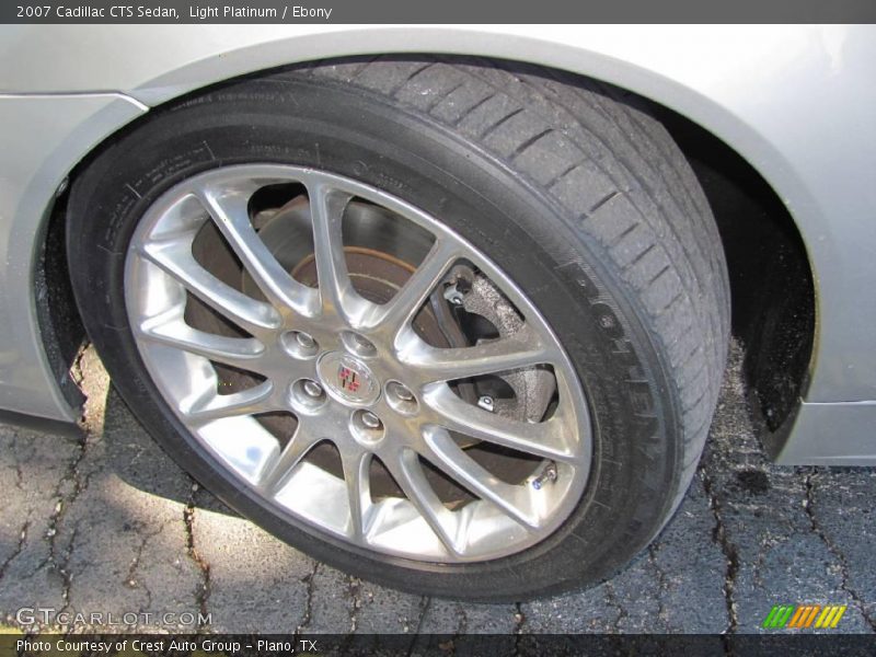 Light Platinum / Ebony 2007 Cadillac CTS Sedan