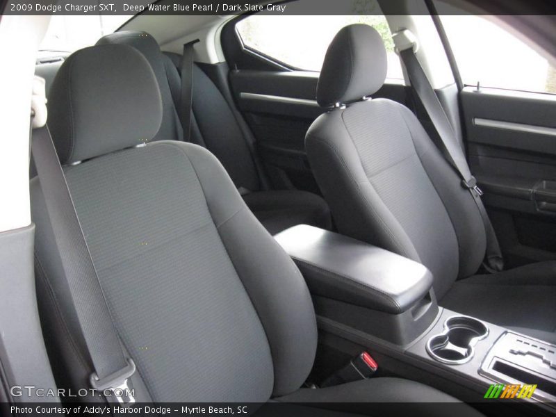 Deep Water Blue Pearl / Dark Slate Gray 2009 Dodge Charger SXT