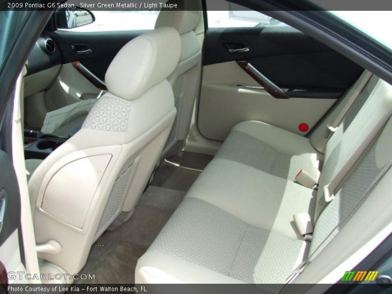 Silver Green Metallic / Light Taupe 2009 Pontiac G6 Sedan