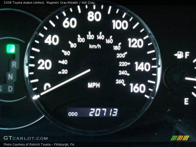 Magnetic Gray Metallic / Ash Gray 2008 Toyota Avalon Limited