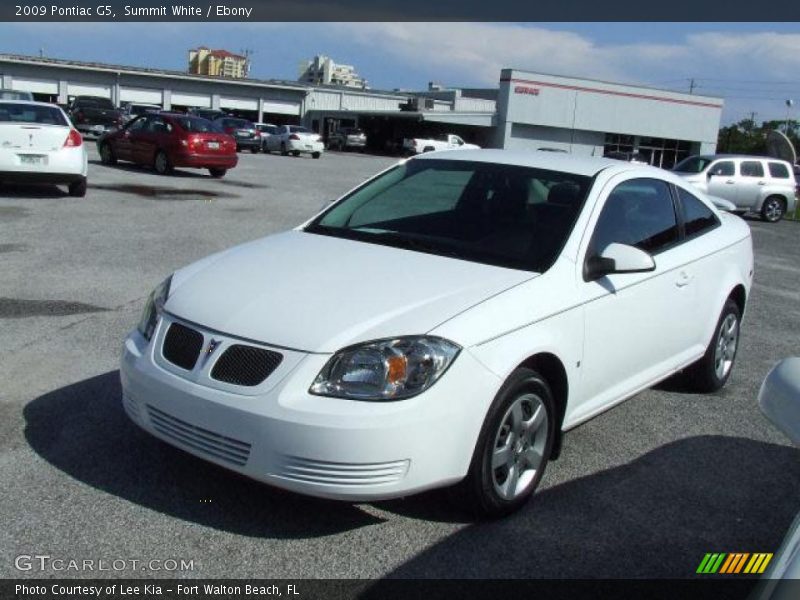 Summit White / Ebony 2009 Pontiac G5