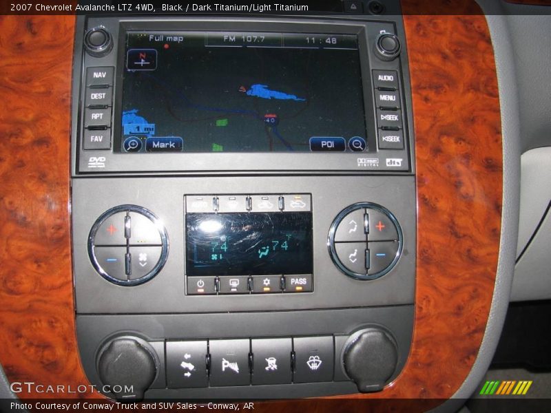 Black / Dark Titanium/Light Titanium 2007 Chevrolet Avalanche LTZ 4WD