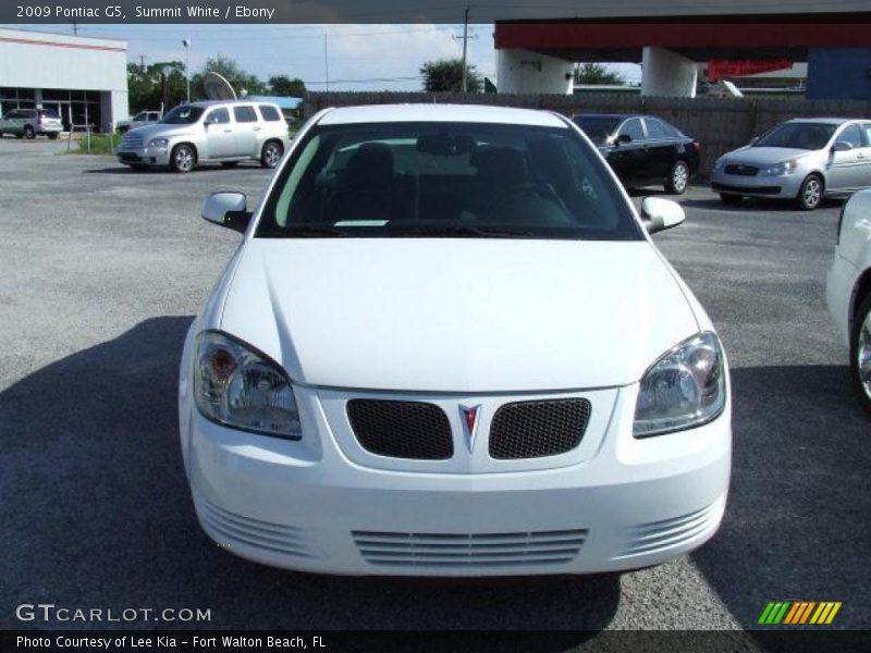 Summit White / Ebony 2009 Pontiac G5