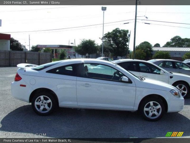 Summit White / Ebony 2009 Pontiac G5