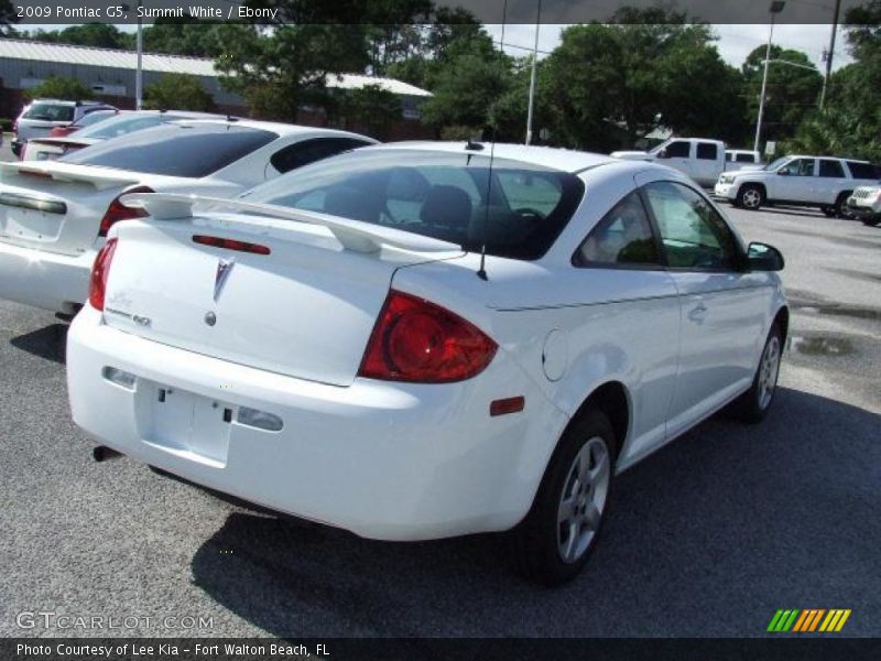 Summit White / Ebony 2009 Pontiac G5