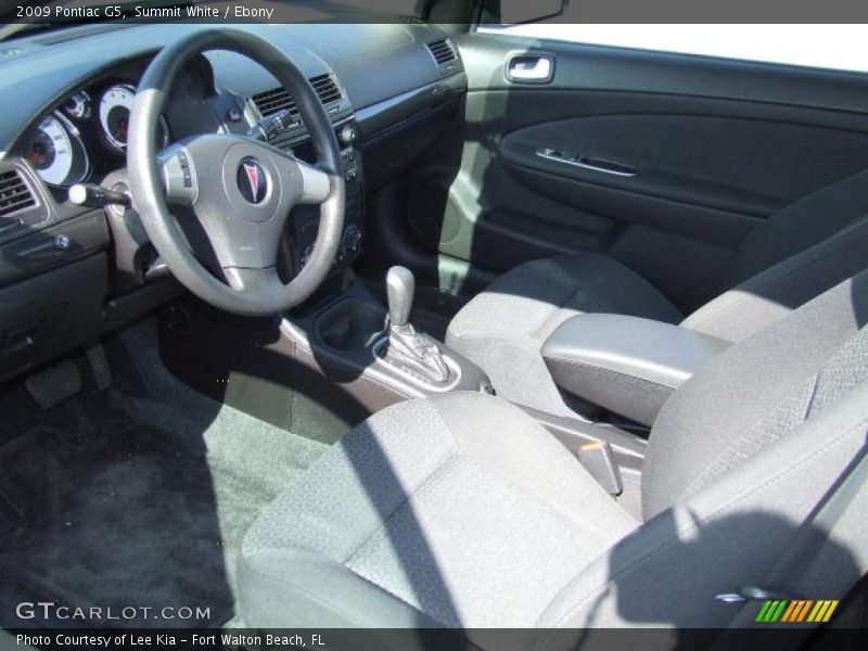 Summit White / Ebony 2009 Pontiac G5