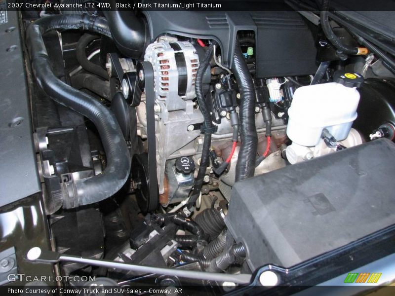 Black / Dark Titanium/Light Titanium 2007 Chevrolet Avalanche LTZ 4WD
