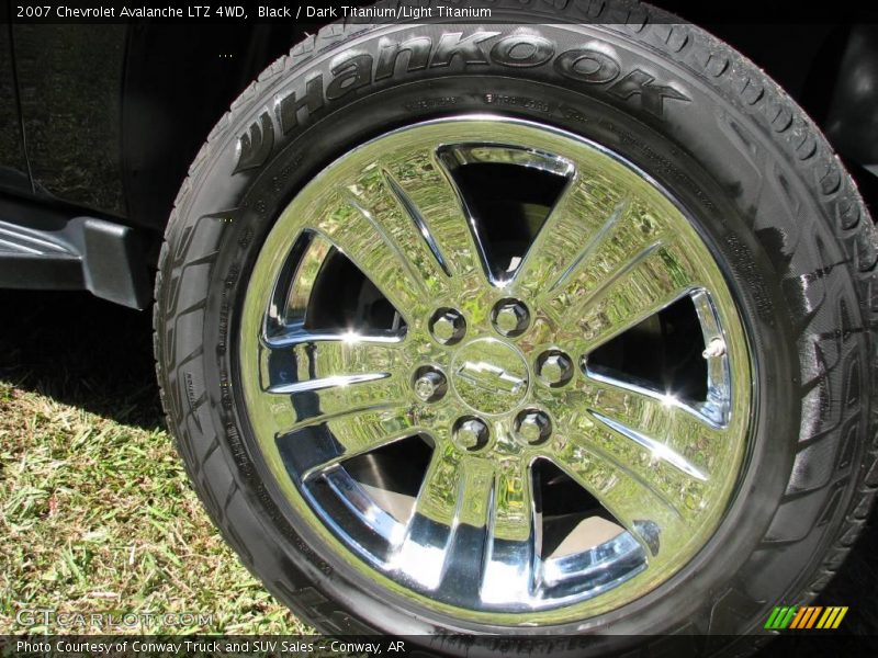 Black / Dark Titanium/Light Titanium 2007 Chevrolet Avalanche LTZ 4WD