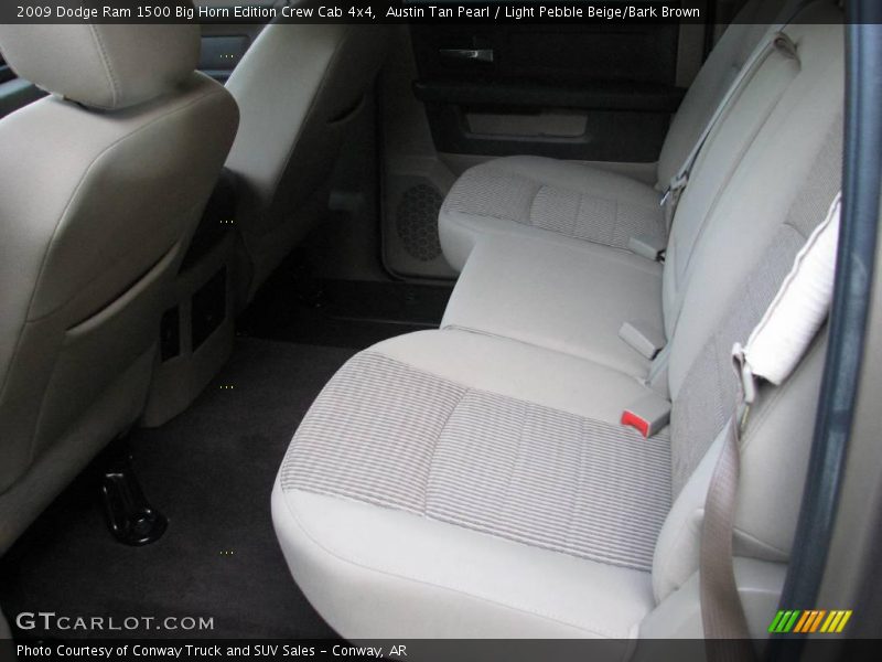 Austin Tan Pearl / Light Pebble Beige/Bark Brown 2009 Dodge Ram 1500 Big Horn Edition Crew Cab 4x4