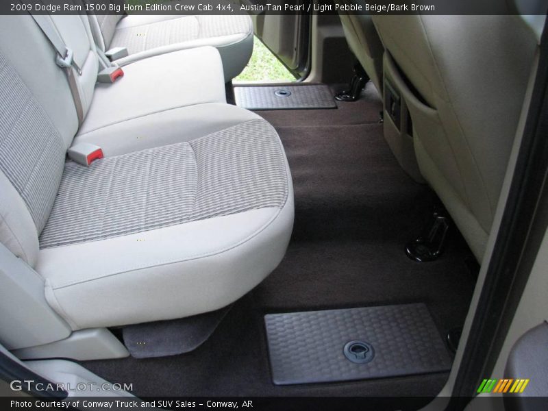 Austin Tan Pearl / Light Pebble Beige/Bark Brown 2009 Dodge Ram 1500 Big Horn Edition Crew Cab 4x4