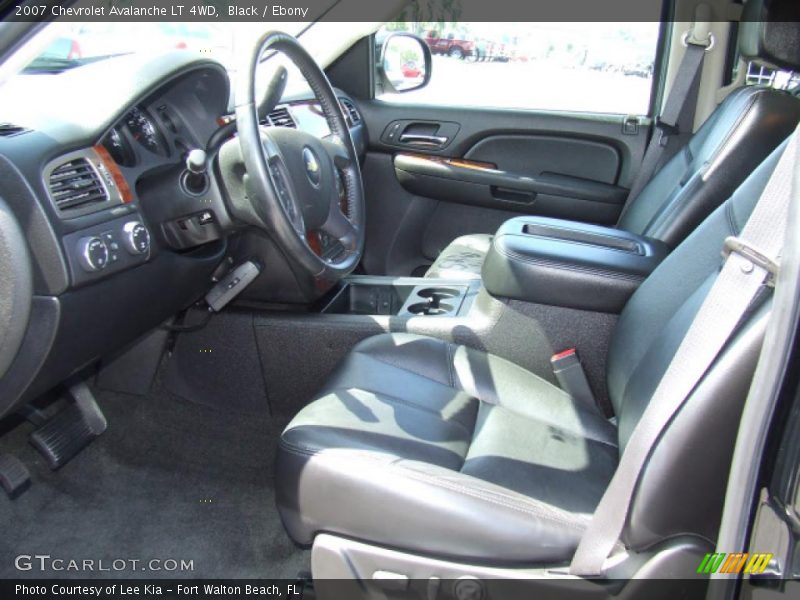 Black / Ebony 2007 Chevrolet Avalanche LT 4WD