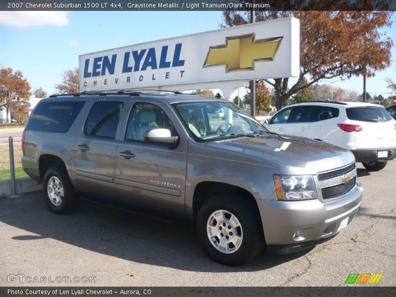 Graystone Metallic / Light Titanium/Dark Titanium 2007 Chevrolet Suburban 1500 LT 4x4