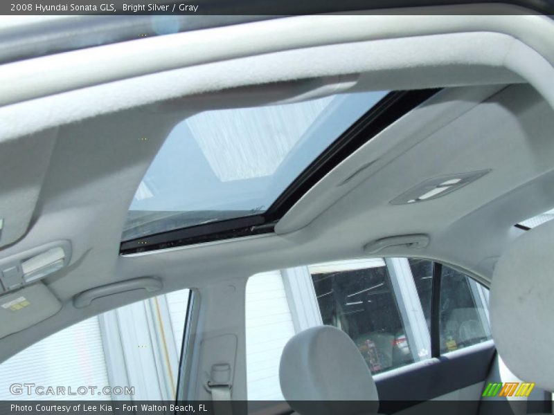 Bright Silver / Gray 2008 Hyundai Sonata GLS