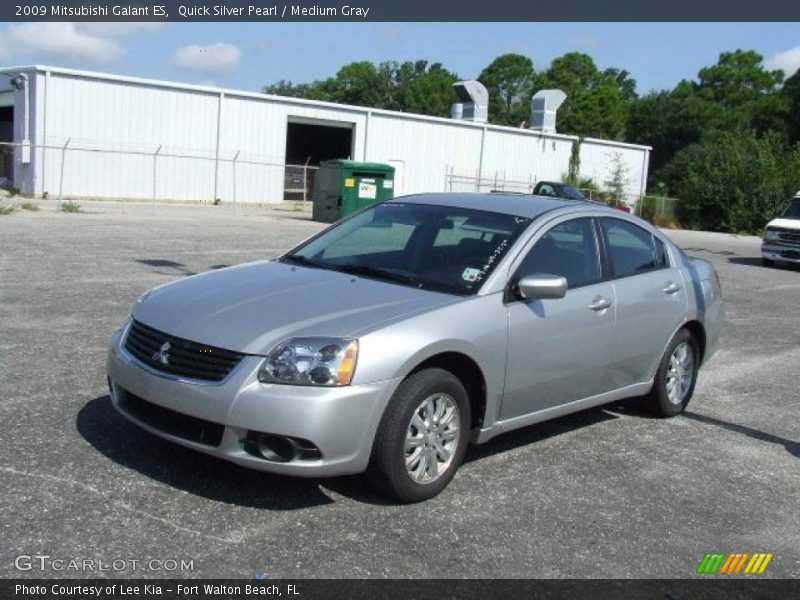 Quick Silver Pearl / Medium Gray 2009 Mitsubishi Galant ES