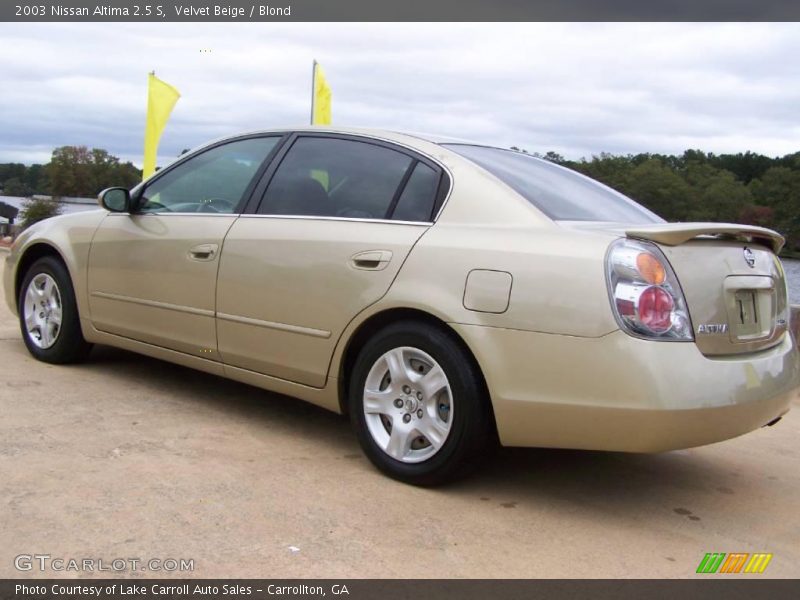 Velvet Beige / Blond 2003 Nissan Altima 2.5 S