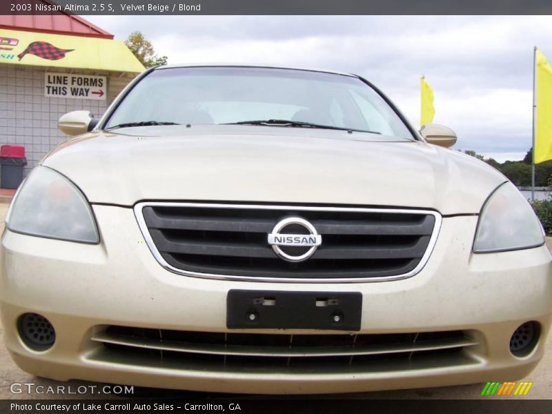 Velvet Beige / Blond 2003 Nissan Altima 2.5 S