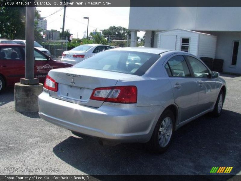Quick Silver Pearl / Medium Gray 2009 Mitsubishi Galant ES