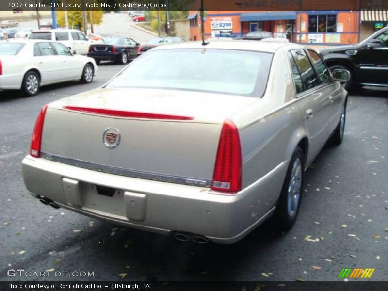 Gold Mist / Cashmere/Cocoa 2007 Cadillac DTS Luxury