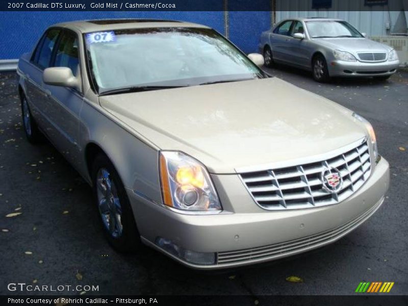 Gold Mist / Cashmere/Cocoa 2007 Cadillac DTS Luxury