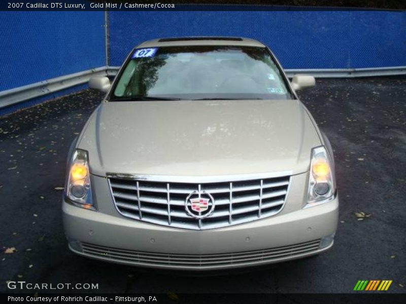 Gold Mist / Cashmere/Cocoa 2007 Cadillac DTS Luxury
