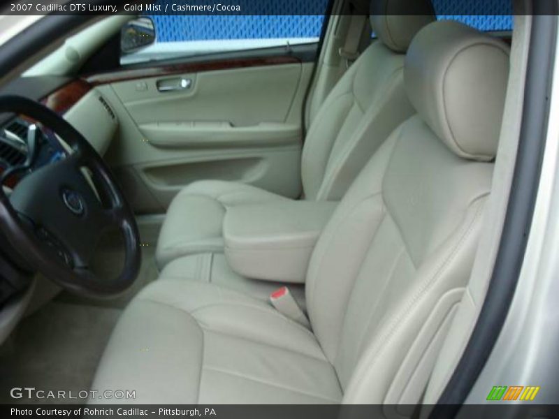 Gold Mist / Cashmere/Cocoa 2007 Cadillac DTS Luxury