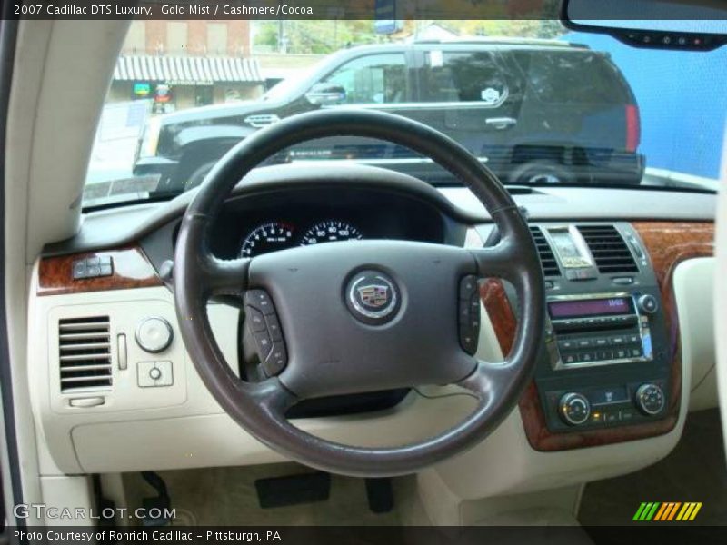 Gold Mist / Cashmere/Cocoa 2007 Cadillac DTS Luxury