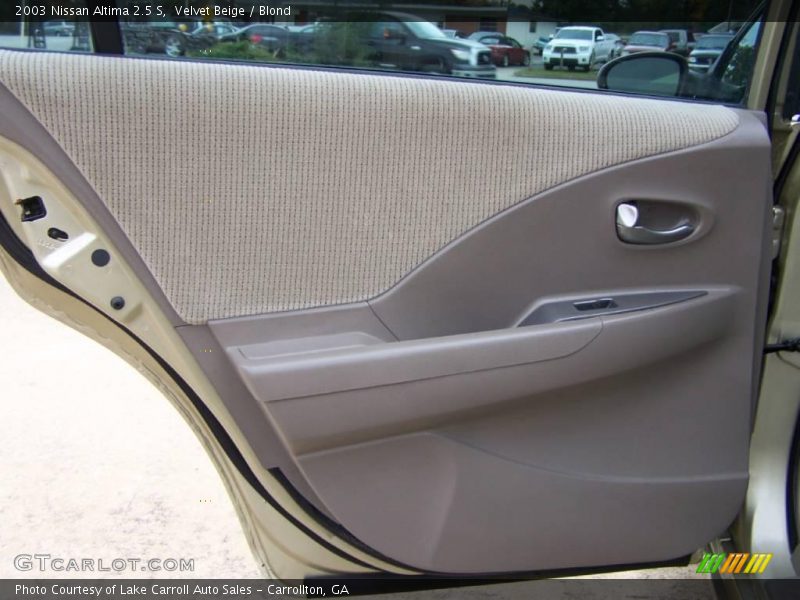 Velvet Beige / Blond 2003 Nissan Altima 2.5 S
