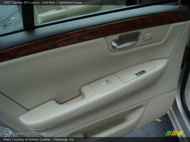 Gold Mist / Cashmere/Cocoa 2007 Cadillac DTS Luxury