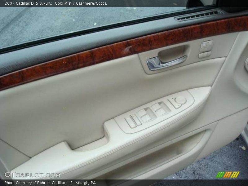 Gold Mist / Cashmere/Cocoa 2007 Cadillac DTS Luxury