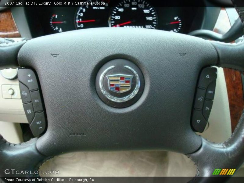 Gold Mist / Cashmere/Cocoa 2007 Cadillac DTS Luxury