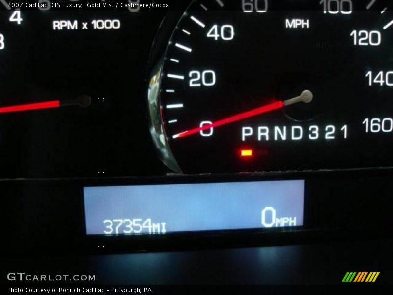 Gold Mist / Cashmere/Cocoa 2007 Cadillac DTS Luxury
