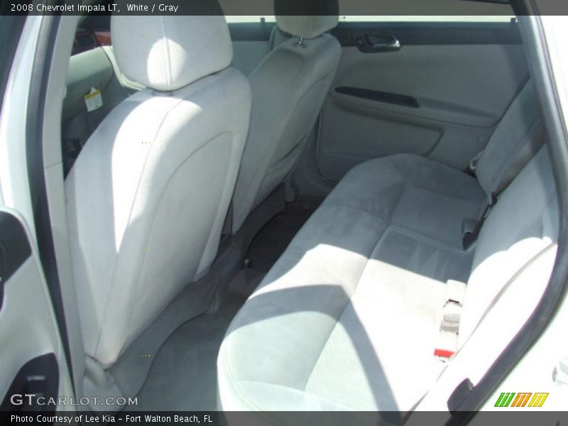 White / Gray 2008 Chevrolet Impala LT