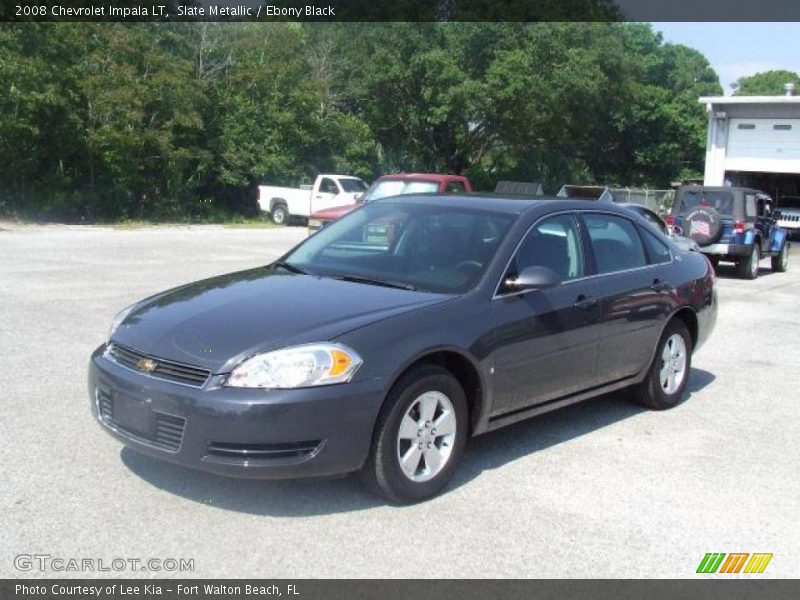 Slate Metallic / Ebony Black 2008 Chevrolet Impala LT