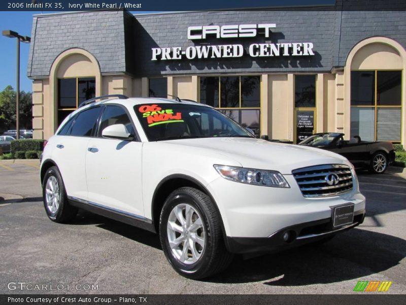 Ivory White Pearl / Wheat 2006 Infiniti FX 35