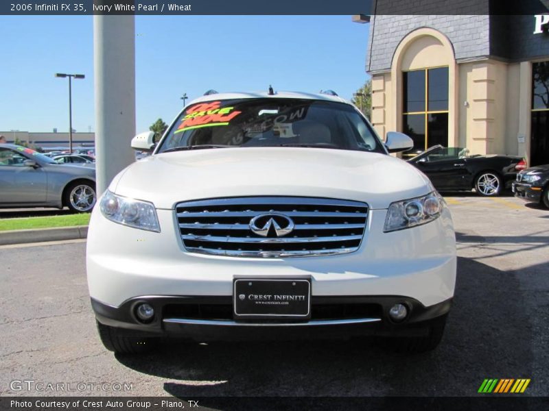 Ivory White Pearl / Wheat 2006 Infiniti FX 35