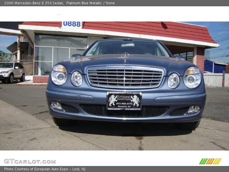 Platinum Blue Metallic / Stone 2006 Mercedes-Benz E 350 Sedan