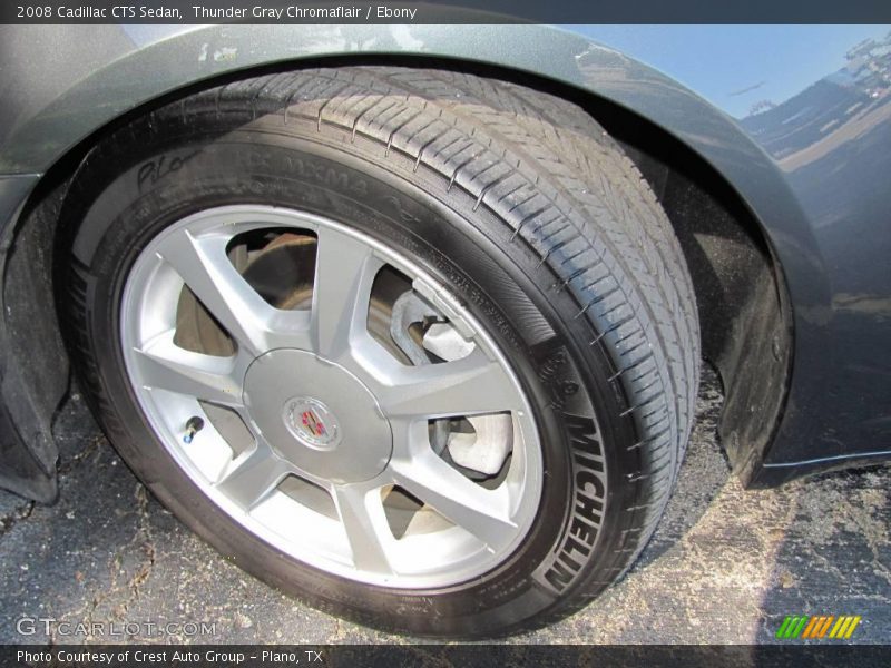 Thunder Gray Chromaflair / Ebony 2008 Cadillac CTS Sedan