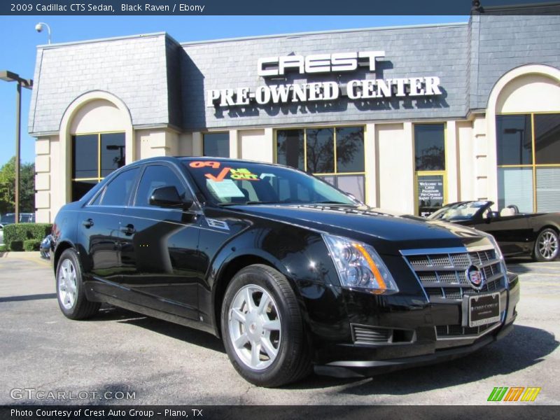 Black Raven / Ebony 2009 Cadillac CTS Sedan