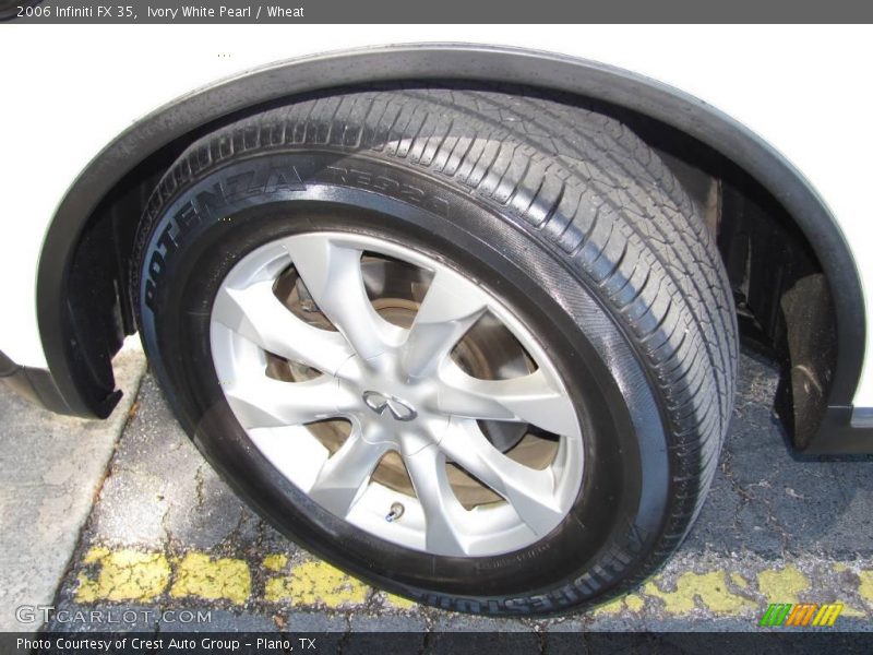 Ivory White Pearl / Wheat 2006 Infiniti FX 35