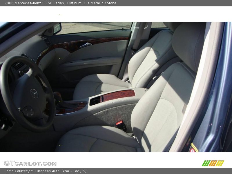 Platinum Blue Metallic / Stone 2006 Mercedes-Benz E 350 Sedan