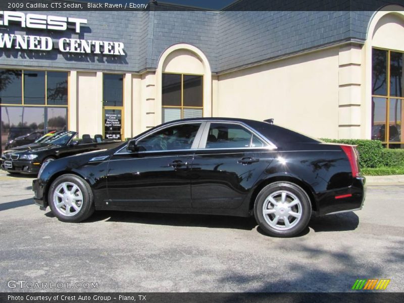 Black Raven / Ebony 2009 Cadillac CTS Sedan