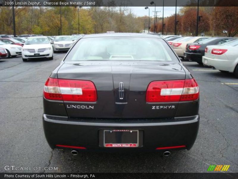 Charcoal Beige Metallic / Sand 2006 Lincoln Zephyr