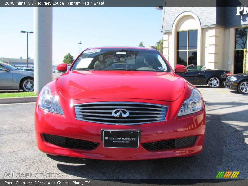  2008 G 37 Journey Coupe Vibrant Red