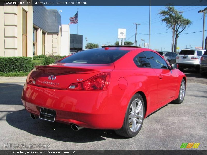  2008 G 37 Journey Coupe Vibrant Red