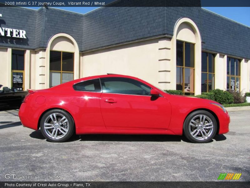 Vibrant Red / Wheat 2008 Infiniti G 37 Journey Coupe